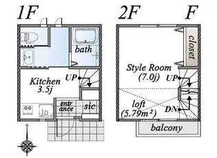 メルヴェーユIV【2階】の間取り