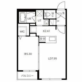 グランリーオ南5条【4階】の間取り