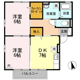 コンフォールMIII【2階】の間取り