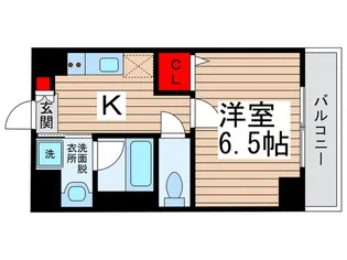 Crest Mabashi【1階】の間取り