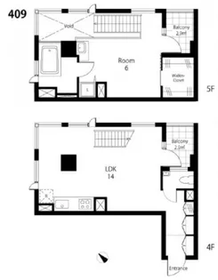 プライムアーバン浮間公園【5階】の間取り