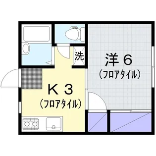 パークサイドハイツ【1階】の間取り