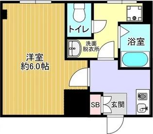 レガーレ谷町【2階】の間取り