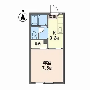 ハウディ・スライブ【1階】の間取り