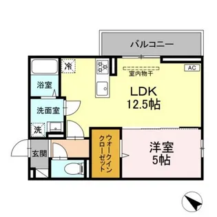 CLASSEUM盛岡駅前III【3階】の間取り