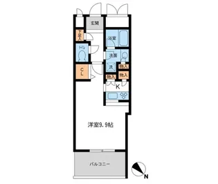 メトロタワー山下町【10階】の間取り
