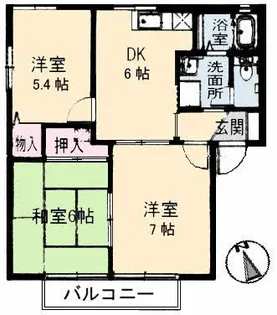 サンライフ光 C棟【1階】の間取り
