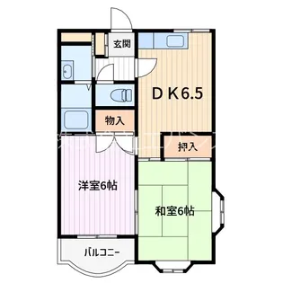 パステルメゾン【1階】の間取り
