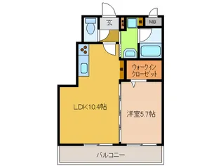 PISO-IUCHI【1階】の間取り