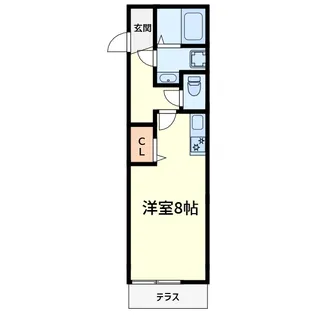 アビタシオン【1階】の間取り