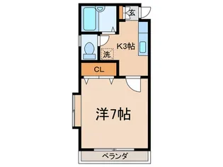 A&Tフラッツ【2階】の間取り