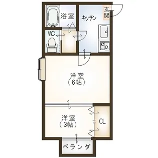 リバティーCOCO【2階】の間取り