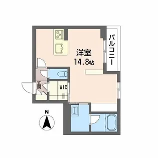ユーグレイス東島田【4階】の間取り