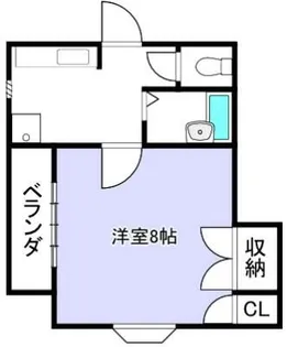 ライフコート九品寺【3階】の間取り