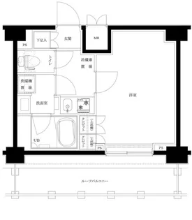 ルーブル川崎中丸子参番館【6階】の間取り