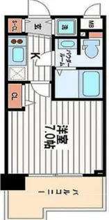 スワンズシティ谷町モデルノ(B)【5階】の間取り
