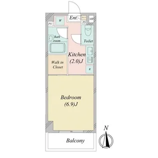 エスタシオン成瀬【2階】の間取り