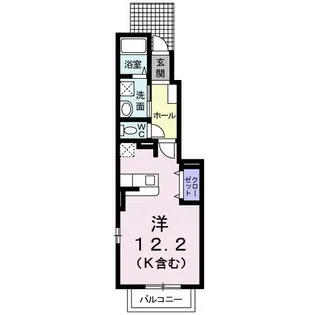 エスポワール Aya I【1階】の間取り