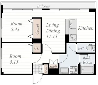 神田橋ビル【4階】の間取り