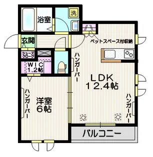 カーサラミーナ【3階】の間取り