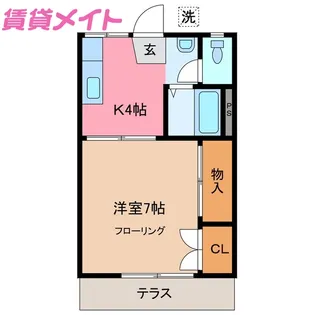 グリーンパーク A棟【2階】の間取り
