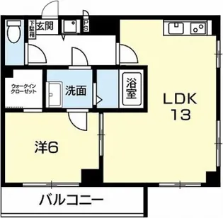 cube-g中通町【5階】の間取り