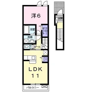 ヴィラ・エクセレント【2階】の間取り