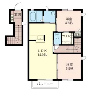 ケマール【2階】の間取り