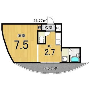 カドノ・スクリーン82【4階】の間取り