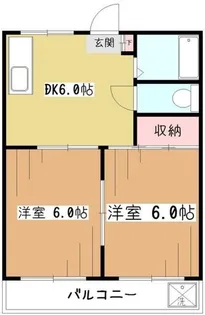 コーポ嶋田I【1階】の間取り