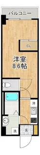 MODERN PALAZZO 文教Prima【6階】の間取り
