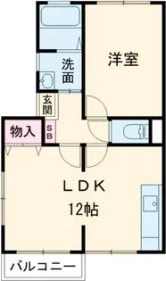 コーポアメニティハイツ【2階】の間取り