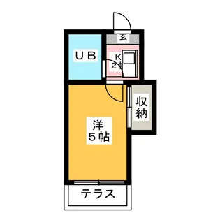 忠節第3レジデンス【1階】の間取り