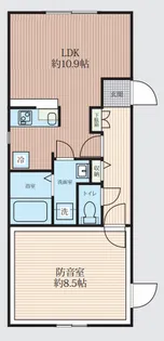 「防音マンション」スカイラシクラス田園調布【4階】の間取り