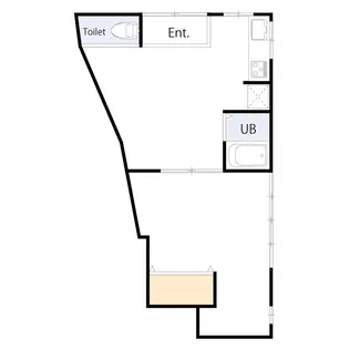 マヒナ北千住【1階】の間取り