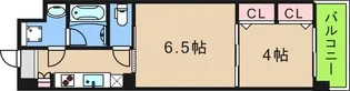 プランドール天王寺SOUTH【2階】の間取り