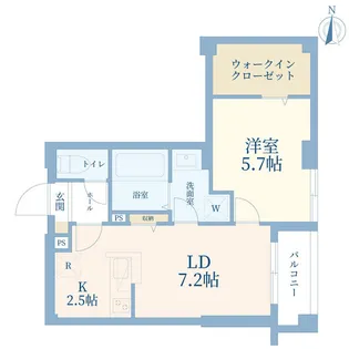 アルカディア恵比寿【1階】の間取り