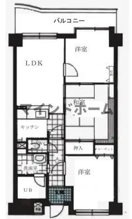 信開ダイナスティ浅野川キングス【6階】の間取り