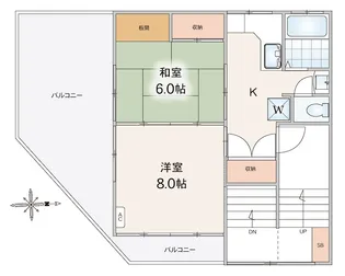 カガヤビル【4階】の間取り