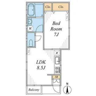ステージI【2階】の間取り