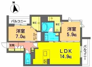 Promenade長泉【2階】の間取り