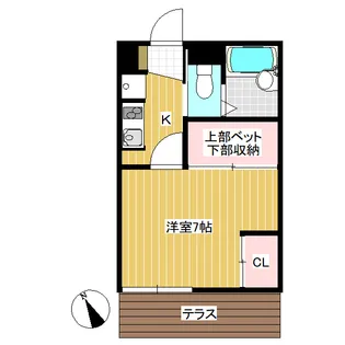 グリーンハイツ小右衛門【1階】の間取り