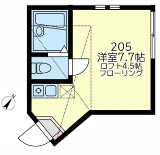 ユナイト生麦バティストクルーズ【2階】の間取り