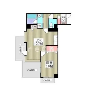 ジェントリービル高島平【5階】の間取り