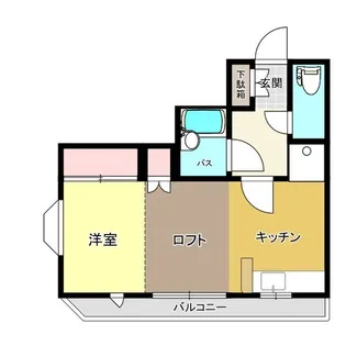東仙台第2レジデンス【1階】の間取り