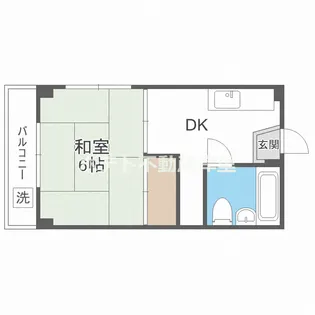 寿マンション【3階】の間取り