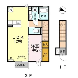 ラ・フォレスタ【2階】の間取り