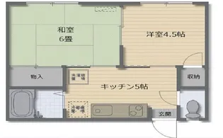 パールハイツ【1階】の間取り
