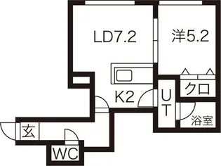 フォレスト【3階】の間取り