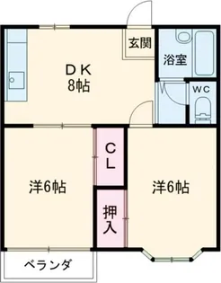 ヴェルデパルコ【2階】の間取り